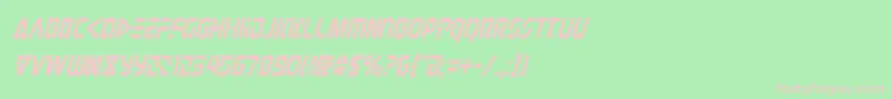 judgev2condital Font – Pink Fonts on Green Background