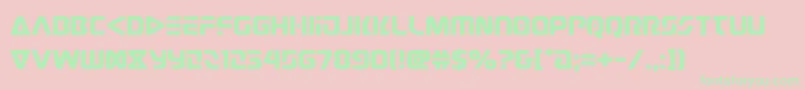 judgev2expand Font – Green Fonts on Pink Background