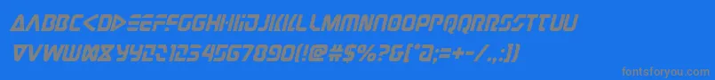 Шрифт judgev2ital – серые шрифты на синем фоне