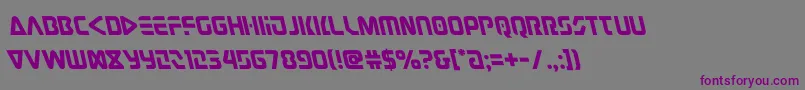 judgev2left-fontti – violetit fontit harmaalla taustalla