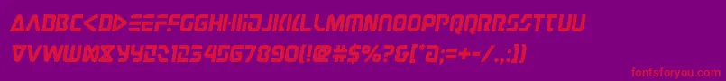 judgev2semital Font – Red Fonts on Purple Background