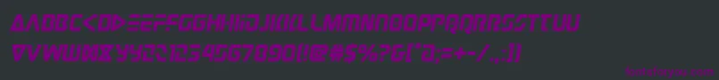 judgev2semital Font – Purple Fonts on Black Background