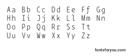 Bptypewrite-fontti
