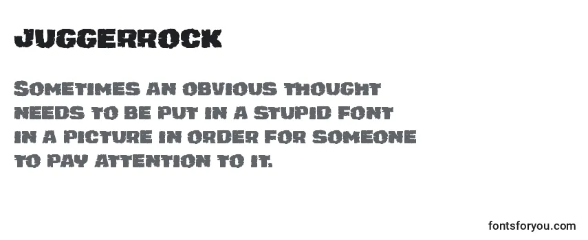 Juggerrock Font