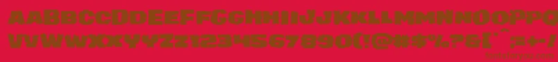 More about juggerrockexpand Font juggerrockexpand Font – Brown Fonts on Red Background