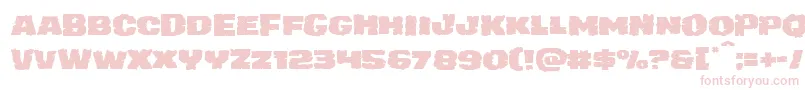 juggerrockexpand Font – Pink Fonts on White Background