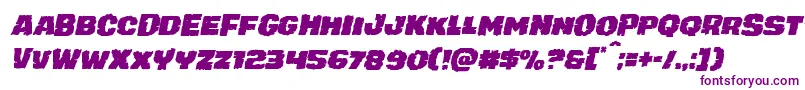 juggerrockital Font – Purple Fonts on White Background