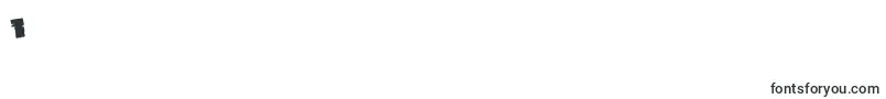 juggerrockrotate Font – Fonts for Digit 1