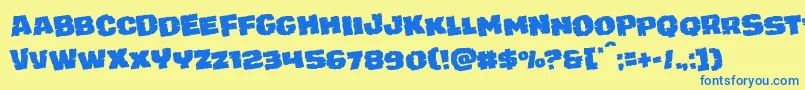 Más sobre la fuente juggerrockrotate fuente juggerrockrotate – Fuentes Azules Sobre Fondo Amarillo
