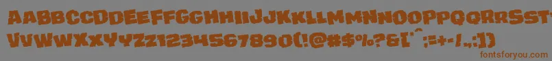 Más sobre la fuente juggerrockrotate fuente juggerrockrotate – Fuentes Marrones Sobre Fondo Gris