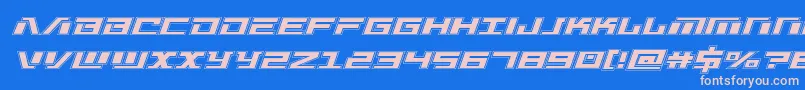 Подробнее о шрифте Warmachineacad Шрифт Warmachineacad – розовые шрифты на синем фоне
