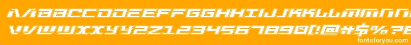 Warmachineacadフォントについての詳細 フォントWarmachineacad – オレンジの背景に白い文字