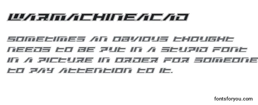 Warmachineacad Font