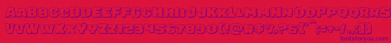 fuente juggerrockshadow – Fuentes Moradas Sobre Fondo Rojo