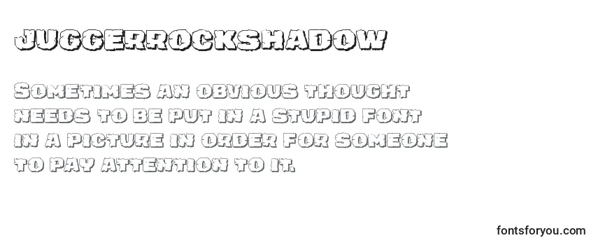 Juggerrockshadow フォントのレビュー