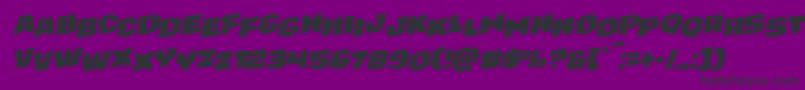 Saiba mais sobre a fonte juggerrockstagrotal Fonte juggerrockstagrotal – fontes pretas em um fundo violeta