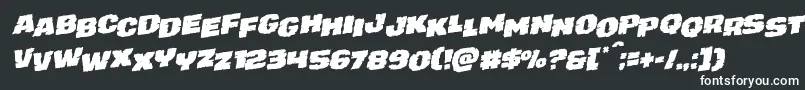 Шрифт juggerrockstagrotal – белые шрифты