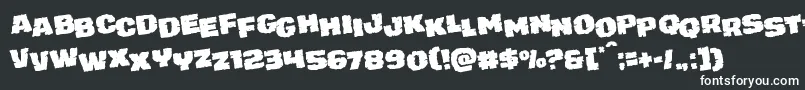 juggerrockstagrotat Font – White Fonts