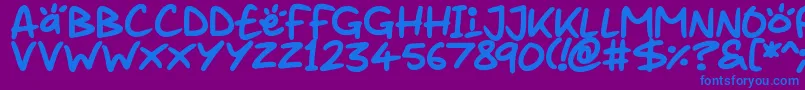 More about Juice it up Font Juice it up Font – Blue Fonts on Purple Background