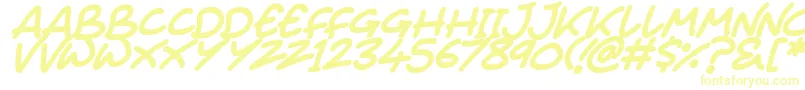 Подробнее о шрифте Juice Monster Italic Шрифт Juice Monster Italic – жёлтые шрифты