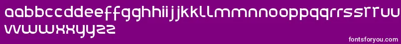 Julie01 Font – White Fonts on Purple Background