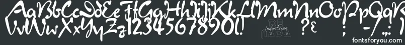 JULIET   Font – White Fonts on Black Background