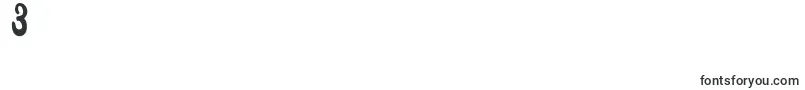 JULIL    Font – Fonts for Digit 3
