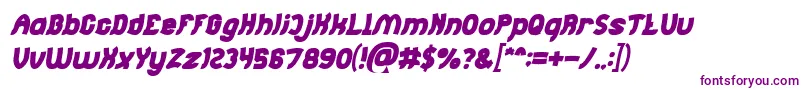 Jumping Running Bold Italic Font – Purple Fonts