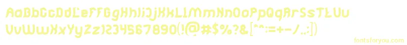 Jumping Running Light Font – Yellow Fonts