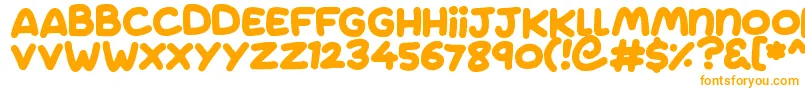 Lisätietoja Jumping-fontista Jumping-fontti – oranssit fontit valkoisella taustalla