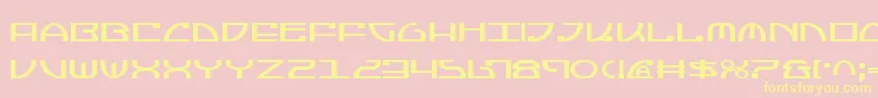 jumptroops Font – Yellow Fonts on Pink Background