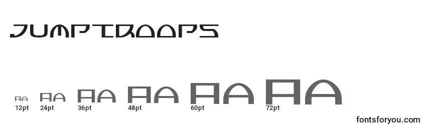 Jumptroops (131216) Font Sizes