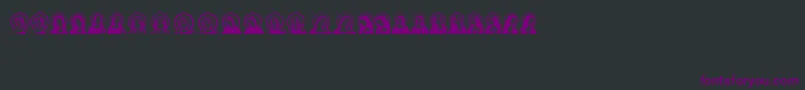 JungfrauMaria Font – Purple Fonts on Black Background