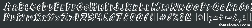 Jungle Fever Font – White Fonts on Black Background