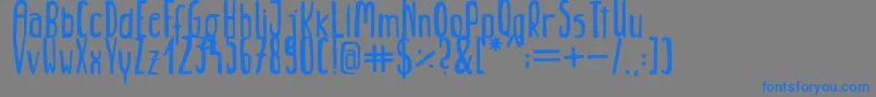 fuente Jungle – Fuentes Azules Sobre Fondo Gris