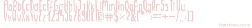 Jungle Font – Pink Fonts on White Background