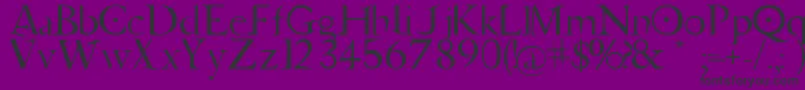 Jupiter Ascending   Font Font – Black Fonts on Purple Background