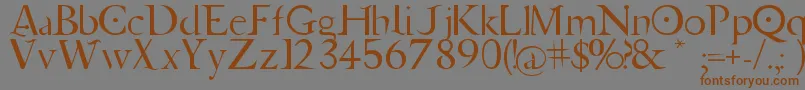 Jupiter Ascending   Font-fontti – ruskeat fontit harmaalla taustalla