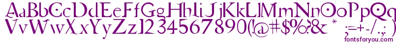 Jupiter Ascending   Font-fontti – violetit fontit valkoisella taustalla