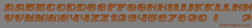 Saiba mais sobre a fonte JurijGradient Italic Fonte JurijGradient Italic – fontes marrons em um fundo cinza