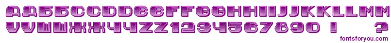 fuente JurijGradient – Fuentes Moradas Sobre Fondo Blanco