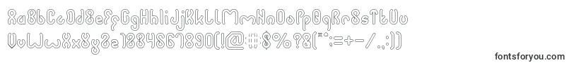 Шрифт JUSSTA Hollow – шрифты, начинающиеся на J
