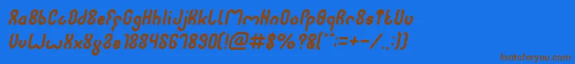 Más sobre la fuente JUSSTA Italic fuente JUSSTA Italic – Fuentes Marrones Sobre Fondo Azul