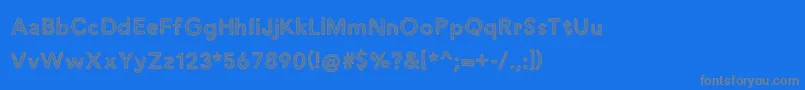 justaddwaterDEMO Font – Gray Fonts on Blue Background
