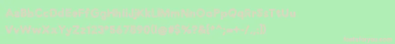 justaddwaterDEMO Font – Pink Fonts on Green Background