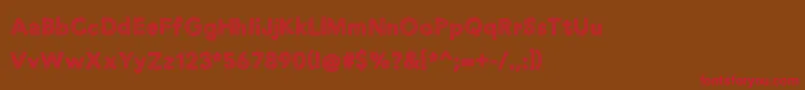 justaddwaterDEMO Font – Red Fonts on Brown Background