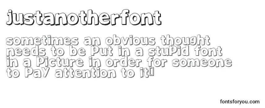 Fonte JustAnotherFont (131266)