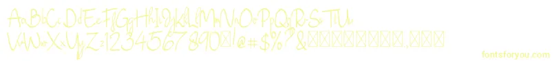 JustBlossom Font – Yellow Fonts