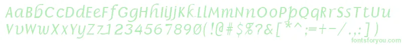 BillieRegular Font – Green Fonts