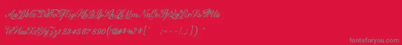 fuente Justice by Dirt2 – Fuentes Grises Sobre Fondo Rojo